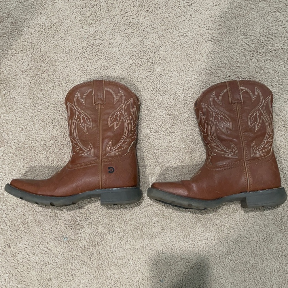 Durango Kid’s 8” Western, Rodeo Brown Riding Boots